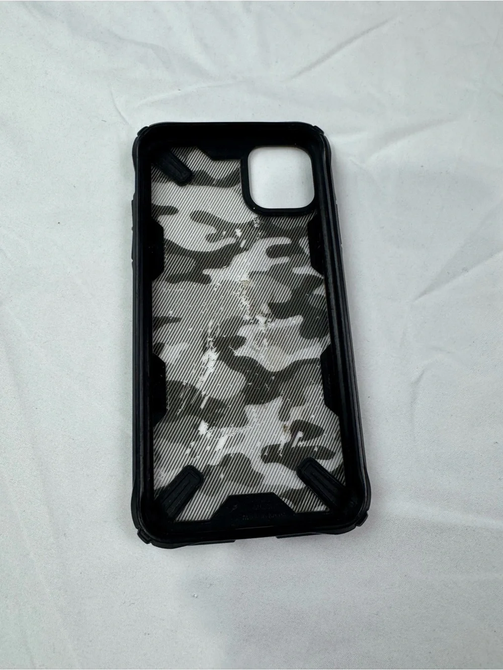 Rugged Black Camo Protective Phone Case